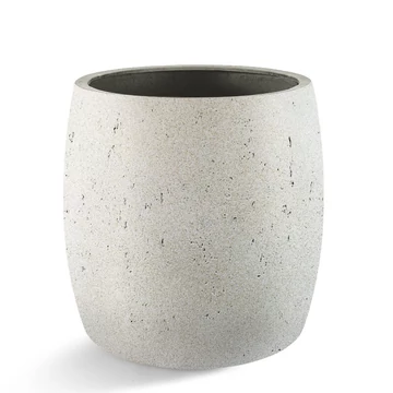 Luca Lifestyle Grigio Modern antik fehér színű kültéri fagyálló óriás kaspó