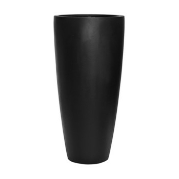 Dax L fekete 80cm magas kültéri fagyálló kaspó pottery pots 