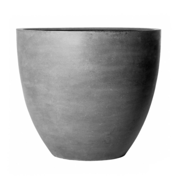 E1060-S1-03 Pottery Pots jesslyn kerek kültéri kaspó szürke
