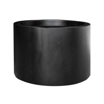 E1084-S1-01 Pottery Pots Jumbo max 140cm - fekete színű fagyálló kaspó