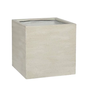 Block L, 50 cm - bazaltszürke kültéri fagyálló kocka kaspó P1002-50-32