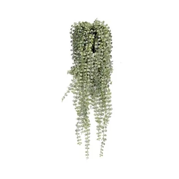 Senecio UV álló dekorációs műnövény 60cm magas műanyag cserépben