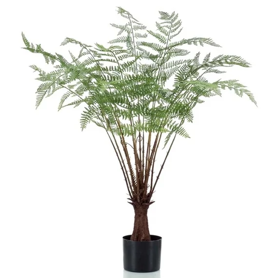 Páfrány műnövény 100cm , fern cserepes műnövény