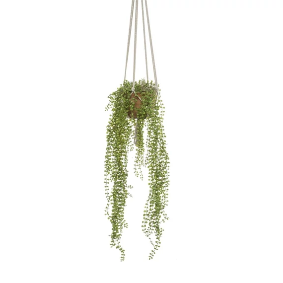 Ficus pumila függú műnövény 130cm magas műanyag cserépben