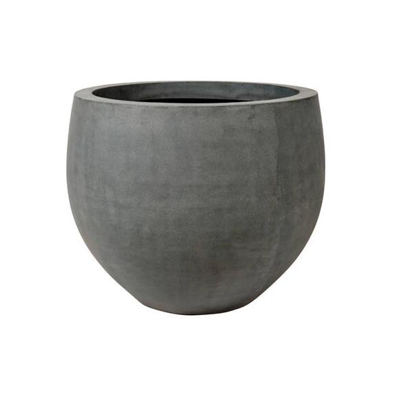 R1188-S1-03 Pottery Pots Jumbo Orb M D110cm - szürke színű fagyálló kaspó