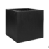Kép 3/3 - Block S 30cm fekete kocka kaspó  