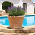 Kép 1/3 - Kyra mediterrán terracotta hatású kőkaspó